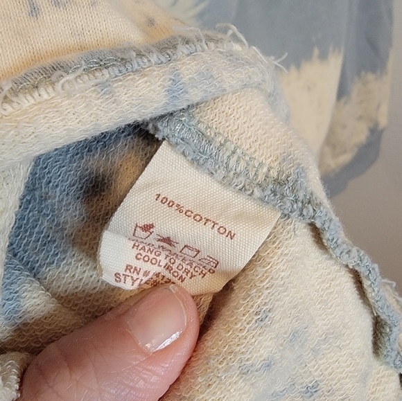 Hem and Thread tie dye tied semi crop sweater size Medium - Picture 10 of 10